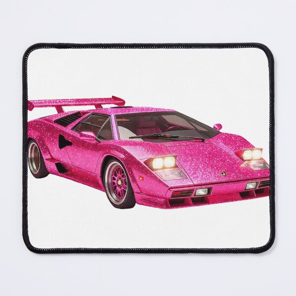 Item preview, Car Hot Pink Lamborghini designed and sold by crayonpixels.