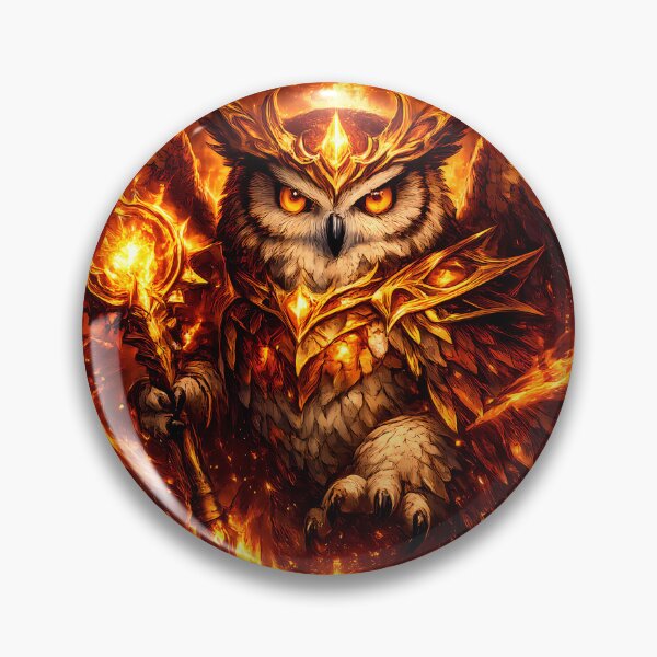 Item preview, Arcane Owl Guardian | Mystical Fantasy Owl with Ancient Magic designed and sold by Biaa777.