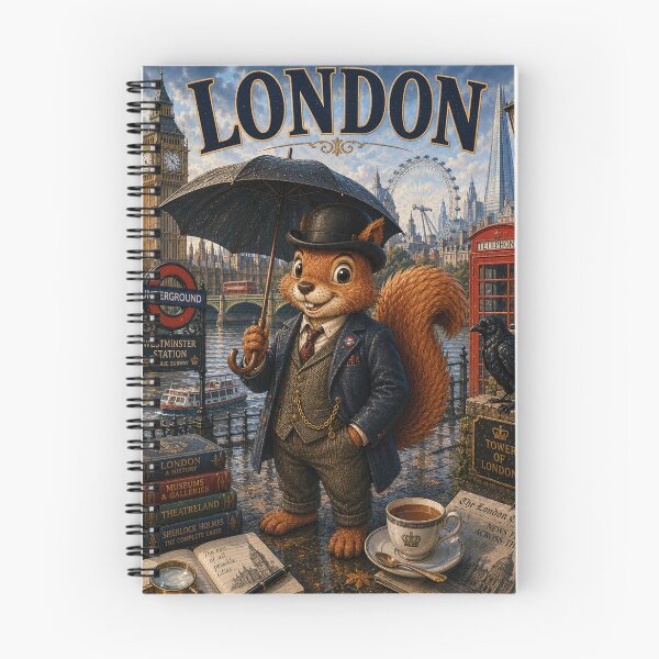 Item preview, The London Squirrell designed and sold by SecretSquirrellDesigns.