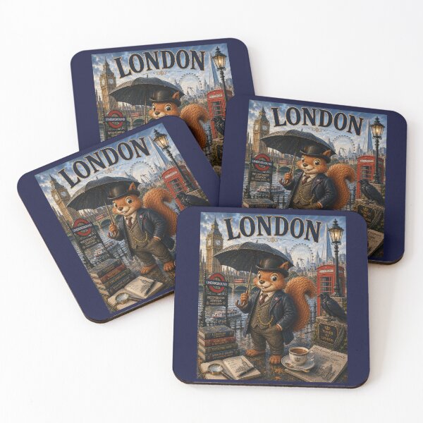 Item preview, The London Squirrell designed and sold by SecretSquirrellDesigns.