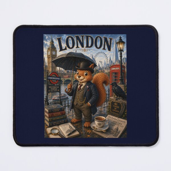 Item preview, The London Squirrell designed and sold by SecretSquirrellDesigns.