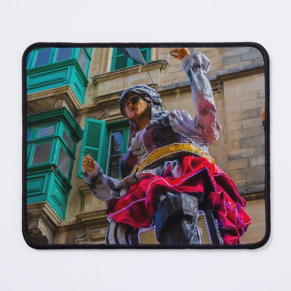 Item preview, Colorful Carnival Float Parade With Giant Puppet And Maltese Balconies In Historic Street designed and sold by Nmallia.