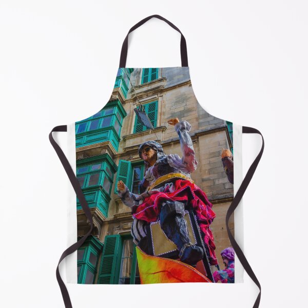 Item preview, Colorful Carnival Float Parade With Giant Puppet And Maltese Balconies In Historic Street designed and sold by Nmallia.