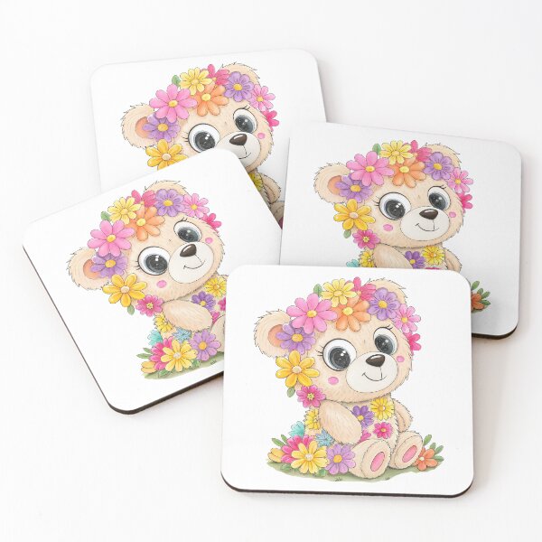 Item preview, Blooming Bear Buddy designed and sold by trendspatterns.
