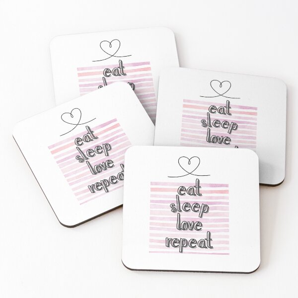 Item preview, eat sleep love repeat | happy life designed and sold by tori-isCreating.