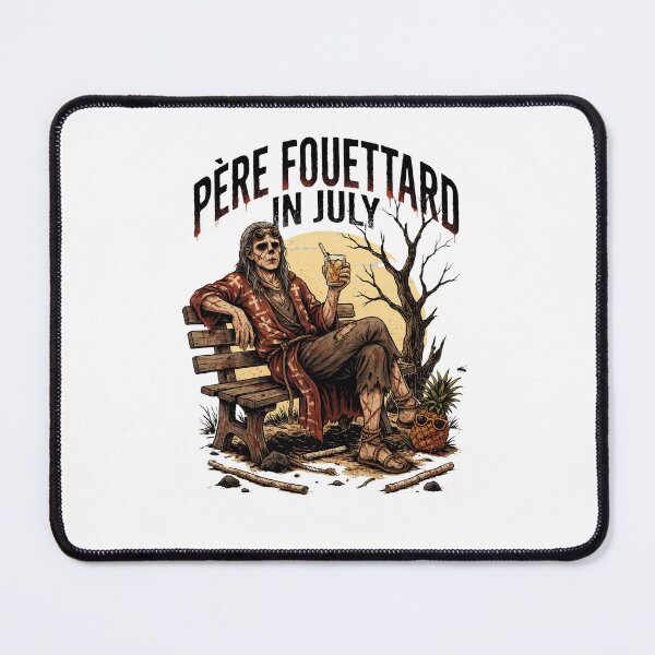 Item preview, Père Fouettard In July – Dark Christmas Folklore Skeleton Horror Funny Beach Shirt V2 designed and sold by DarylWelsh2024.