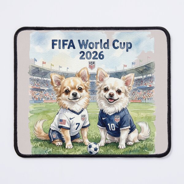 Item preview, Funny chihuahua puppies on the world cup designed and sold by nataliux.