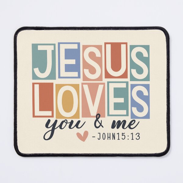 Item preview, Jesus Loves You Sticker designed and sold by bolimj.