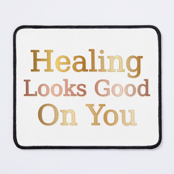 Item preview, Healing Looks Good On You Luxury Quote Sticker designed and sold by ModernMoodCo.