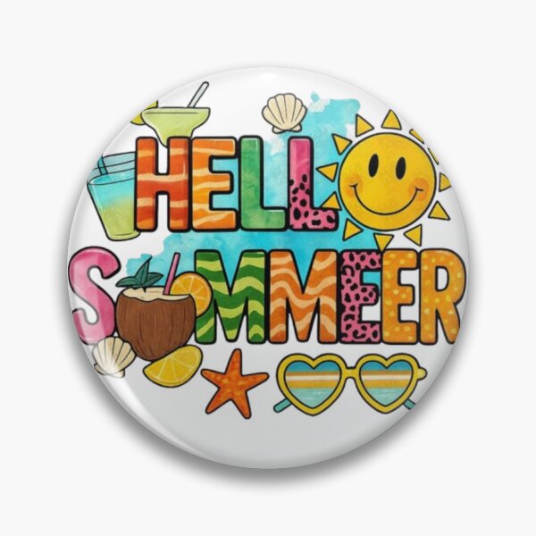 Item preview, Hello Summer Colorful Design 1 designed and sold by ARVI'S ART STUDIO.