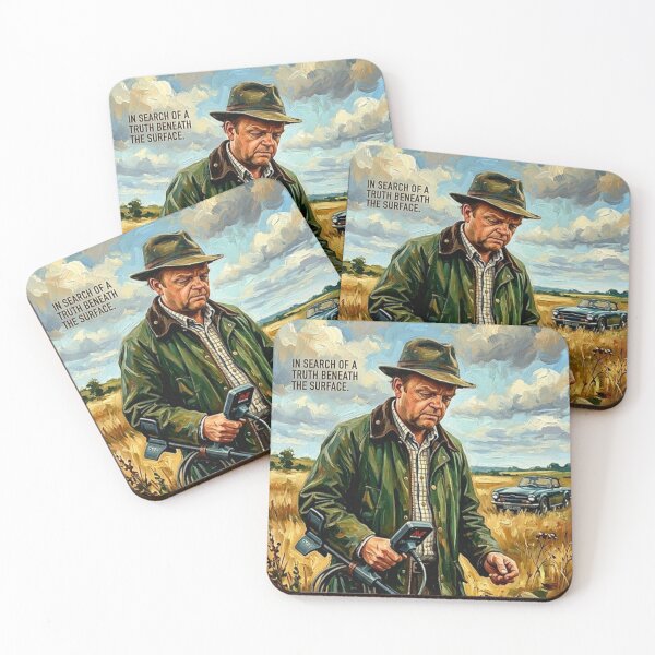 Item preview, In Search of a Truth Beneath the Surface. – Detectorists Fine Art Print designed and sold by Art's Diner.