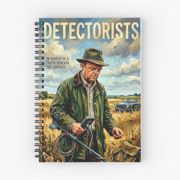 Item preview, In Search of a Truth Beneath the Surface. – Detectorists Fine Art Print designed and sold by Art's Diner.