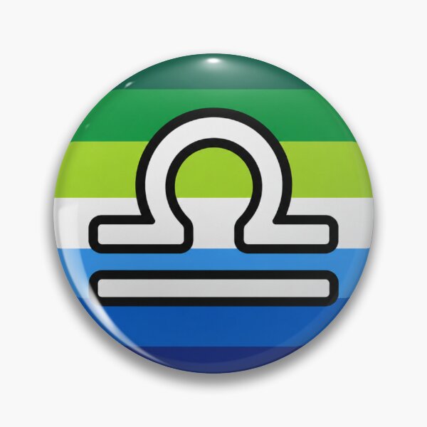 Item preview, Libra Gay Pride Zodiac Symbol designed and sold by MandiDaniDesign.