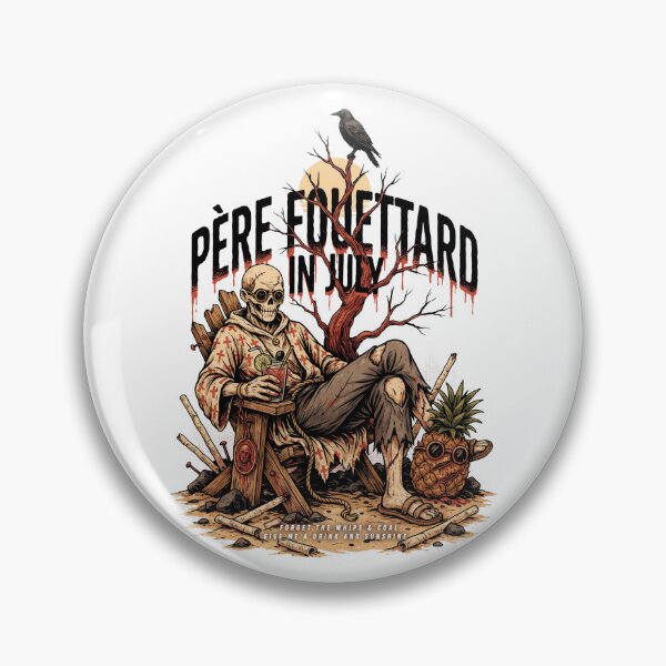 Item preview, Père Fouettard In July – Dark Christmas Folklore Skeleton Horror Funny Beach Shirt V4 designed and sold by DarylWelsh2024.