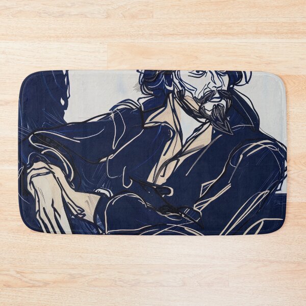 Item preview, Captain Henry Morgan - Blue Abstract Art designed and sold by shadow-bloom.