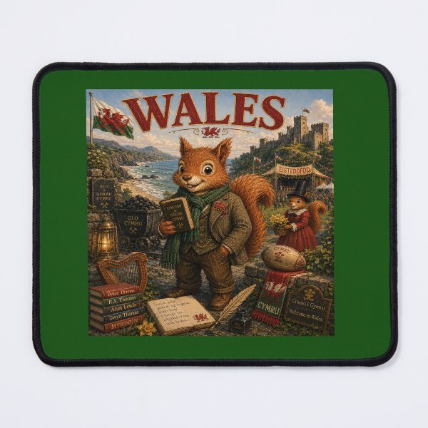 Item preview, Squirrel of Cymru designed and sold by SecretSquirrellDesigns.