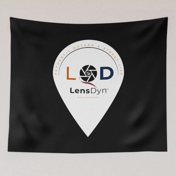 Item preview, LensDyn Photography Camera Location Pin Logo designed and sold by LensDyn™.