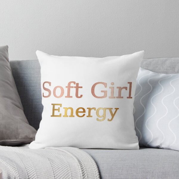 Item preview, Soft Girl Energy Luxury Typography Sticker designed and sold by ModernMoodCo.
