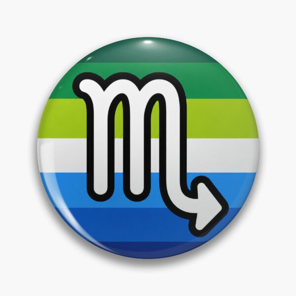 Item preview, Scorpio Gay Pride Zodiac Symbol designed and sold by MandiDaniDesign.