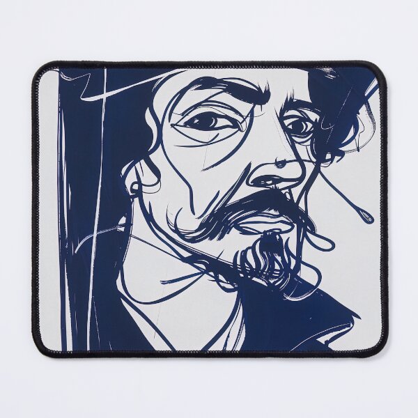 Item preview, Captain William Kidd - Blue Abstract Art designed and sold by shadow-bloom.