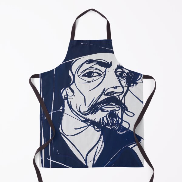 Item preview, Captain William Kidd - Blue Abstract Art designed and sold by shadow-bloom.