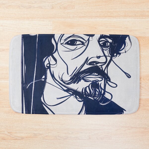 Item preview, Captain William Kidd - Blue Abstract Art designed and sold by shadow-bloom.