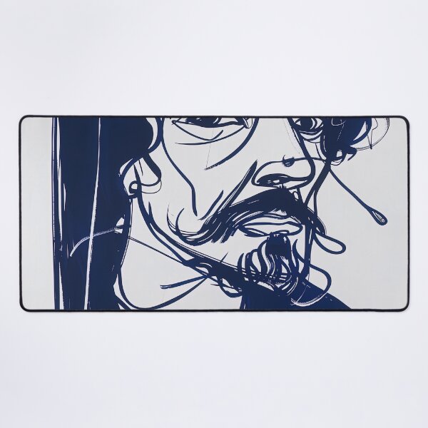 Item preview, Captain William Kidd - Blue Abstract Art designed and sold by shadow-bloom.
