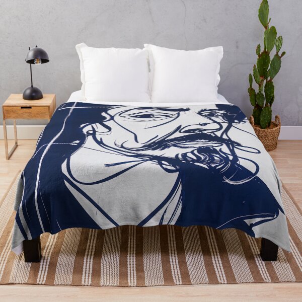 Item preview, Captain William Kidd - Blue Abstract Art designed and sold by shadow-bloom.