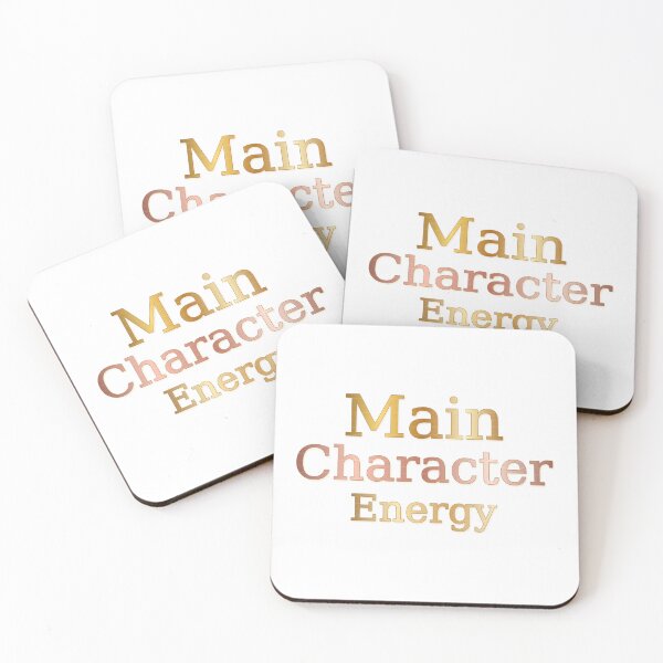 Item preview, Main Character Energy Confidence Quote Sticker designed and sold by ModernMoodCo.