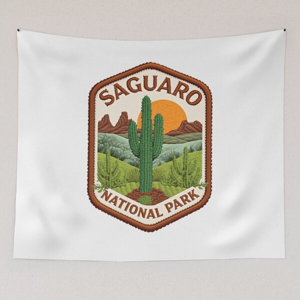 Item preview, Saguaro National Park – Desert Trails Forever designed and sold by Simsimah26Parks.