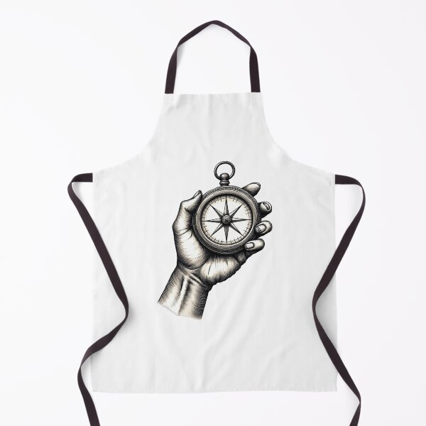 Item preview, Vintage Compass Hand Illustration designed and sold by SpatialPost.