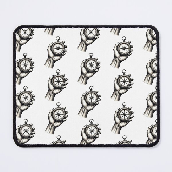 Item preview, Vintage Compass Hand Illustration designed and sold by SpatialPost.