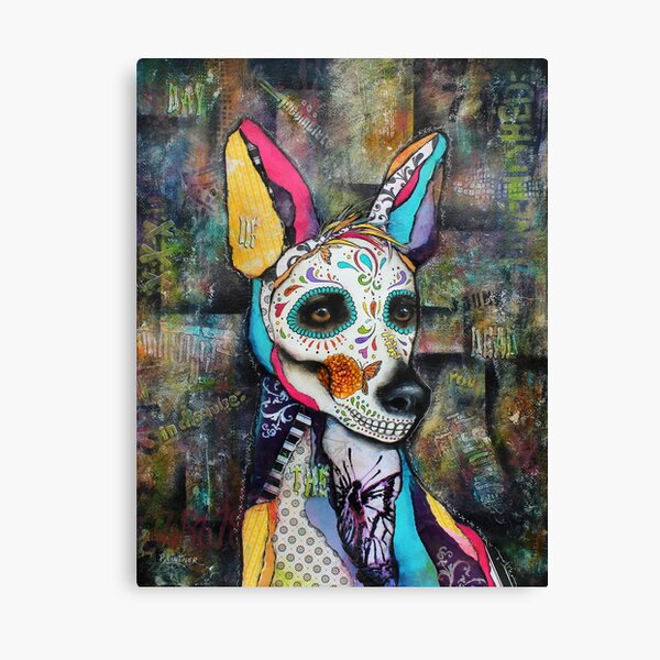 Item preview, Xolo Mexican Hairless Dog Day of the Dead designed and sold by Patricia Lintner.