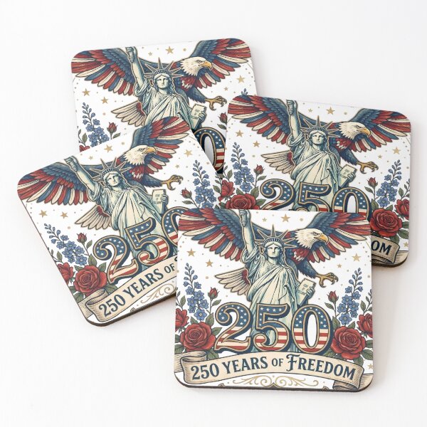 Item preview, Liberty Flies High 250 Years Sticker | Patriotic American Celebration designed and sold by aminesez22.