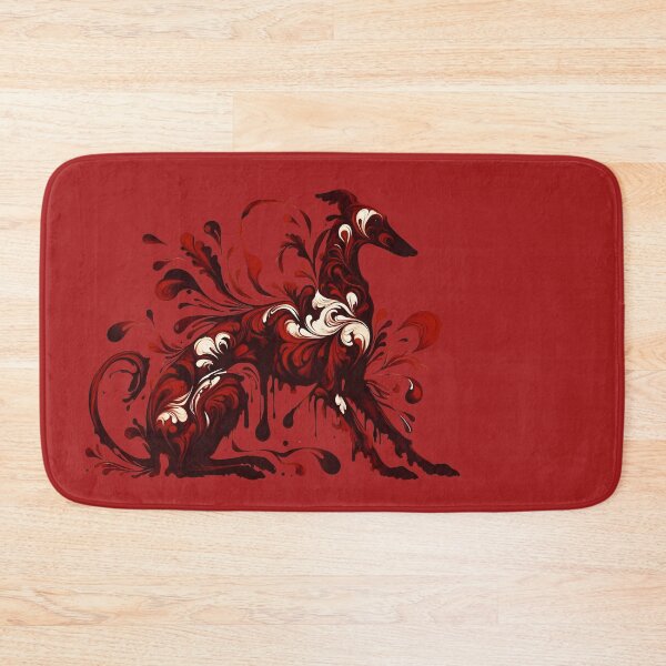 Item preview, GALOGO - Crimson Reverie - A Collection of Inkblot Greyhounds -  designed and sold by GALOGO – Art for Sighthounds & Animal Welfare.
