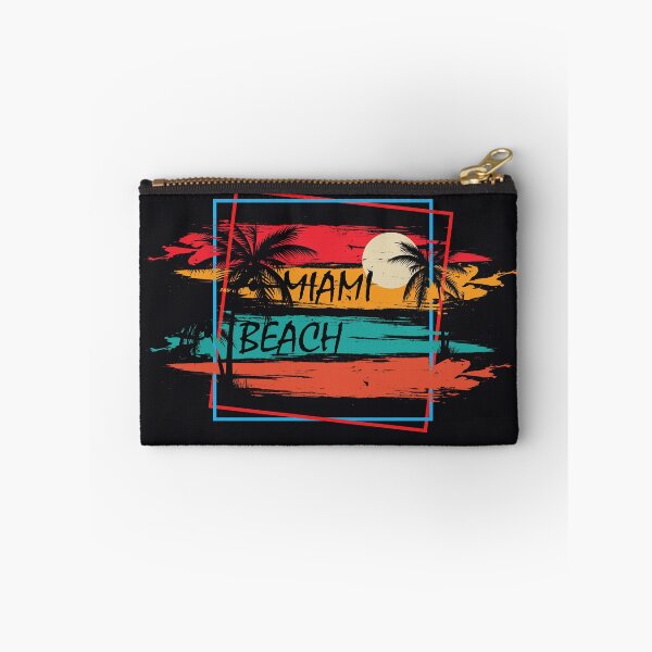 Item preview, Miami Beach Vintage Sunset Palm Trees Retro 80s Graphic designed and sold by abdallatigle.