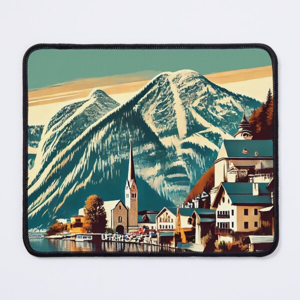 Item preview, Retro Hallstatt – Austria designed and sold by larkANDarbor.