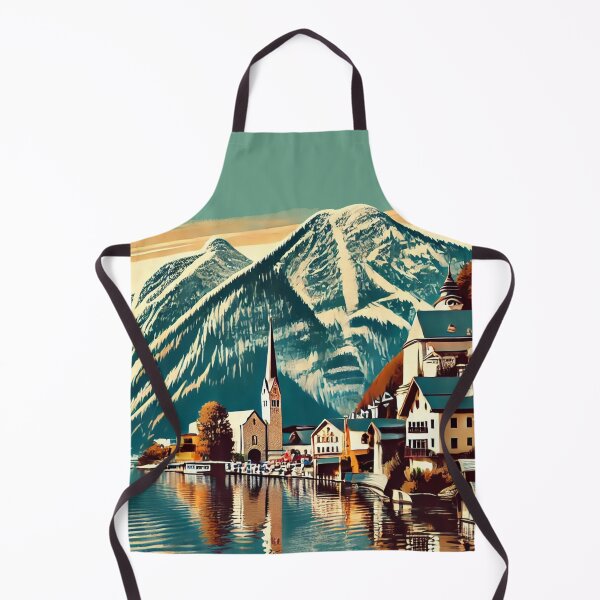 Item preview, Retro Hallstatt – Austria designed and sold by larkANDarbor.