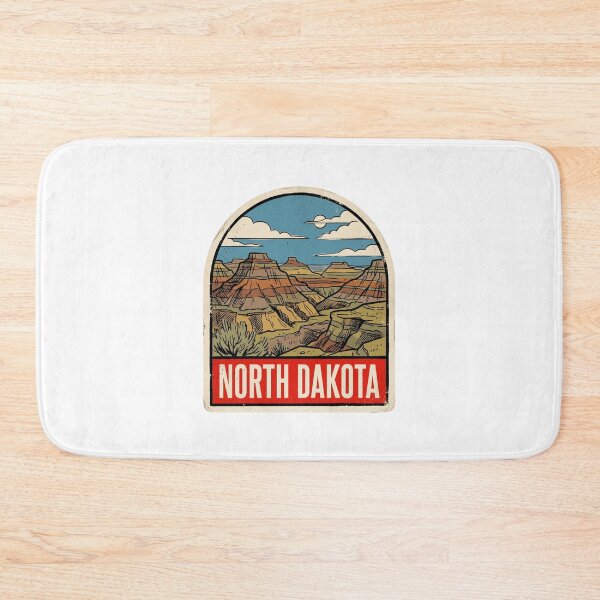 Item preview, Vintage North Dakota Badlands National Park Retro Travel  designed and sold by Paper Drip.