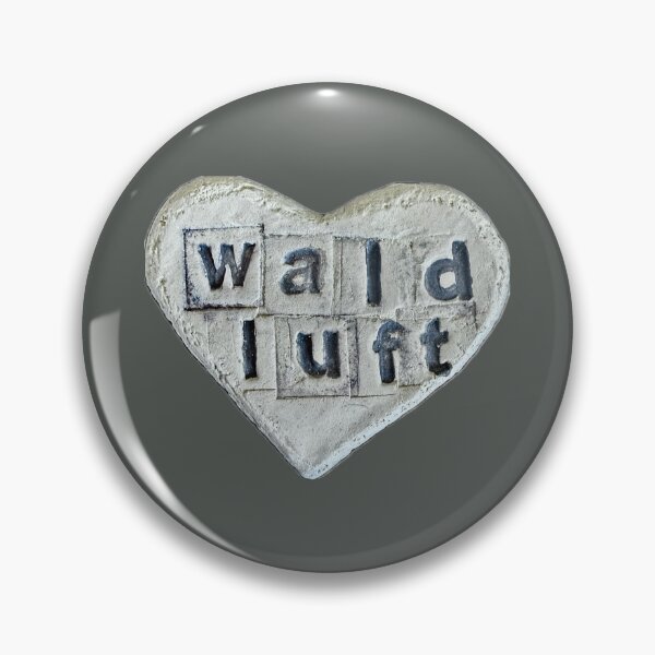 Item preview, Forest air, heart, shape with stamp text designed and sold by suekieper.