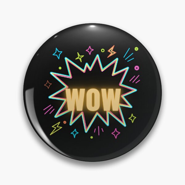 Item preview, Retro Neon Pop Art WOW Comic Burst - Ultimate High-Contrast Sticker Art designed and sold by alalame.