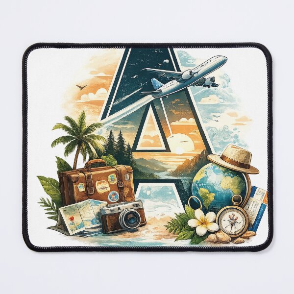 Item preview, Travel Letter A Adventure Design designed and sold by ali prints.
