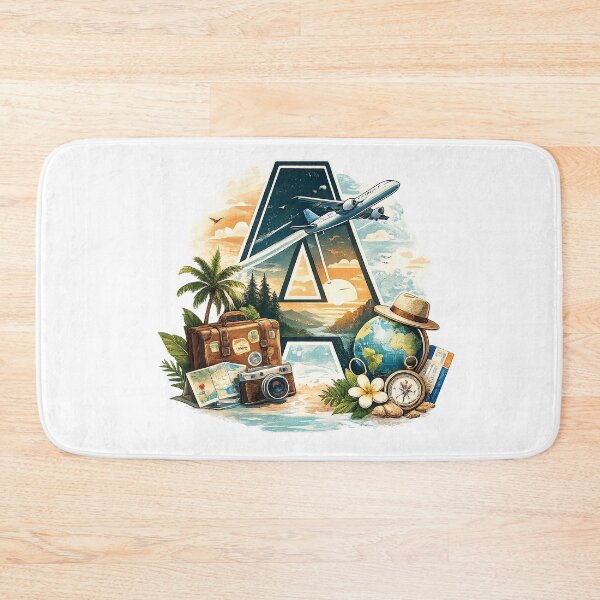 Item preview, Travel Letter A Adventure Design designed and sold by ali prints.