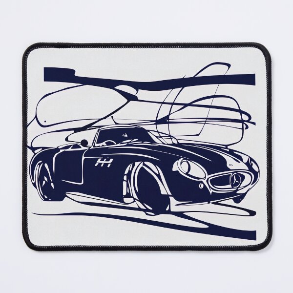Item preview, Car - Blue Abstract Art designed and sold by shadow-bloom.