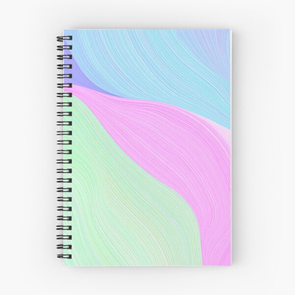 Item preview, Abstract Pastel Colorful Flowing Waves Pattern designed and sold by BetweenForms.