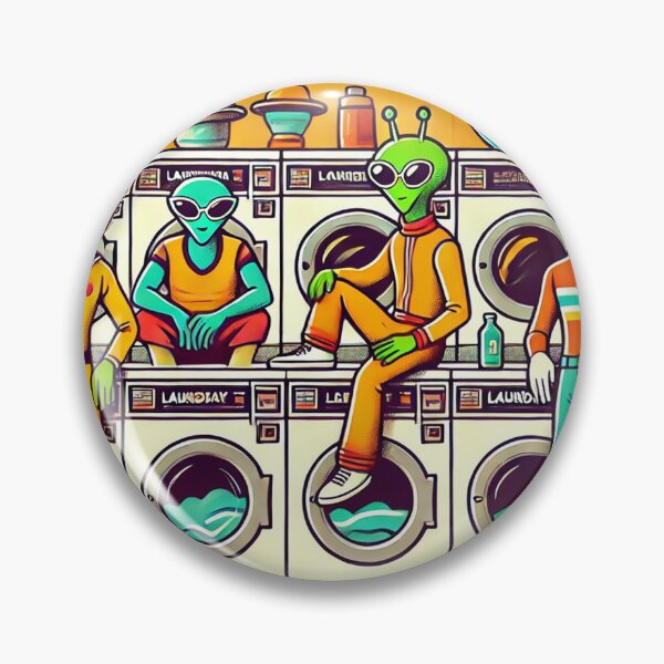 Item preview, Aliens Laundromat   designed and sold by larkANDarbor.