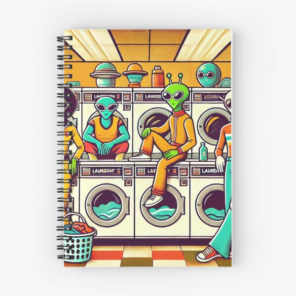Item preview, Aliens Laundromat   designed and sold by larkANDarbor.