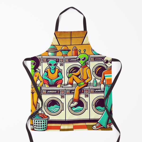 Item preview, Aliens Laundromat   designed and sold by larkANDarbor.