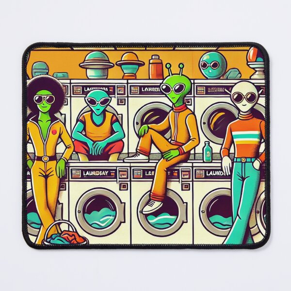 Item preview, Aliens Laundromat   designed and sold by larkANDarbor.