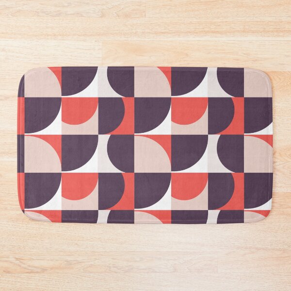 Item preview, Modern Geometric Seamless Pattern with Abstract Half Circle Shapes designed and sold by foudart.